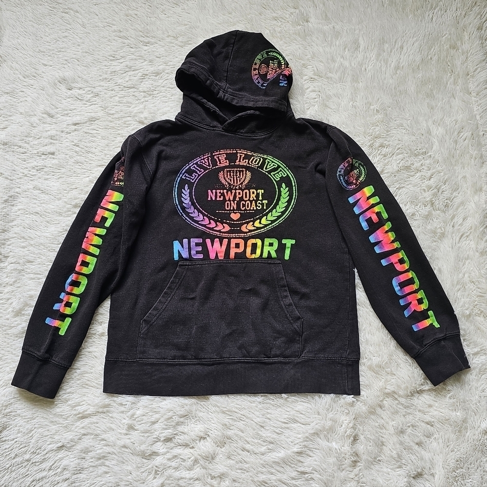 Popular Sports Newport Coast OR hoodie sweatshirt size S small‎